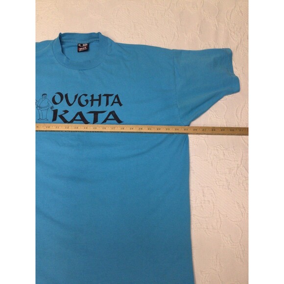 Vintage 1997 Best Fruit Of The Loom Shirt "Oughta Kata" Size XXL Funny Graphic - Picture 7 of 7